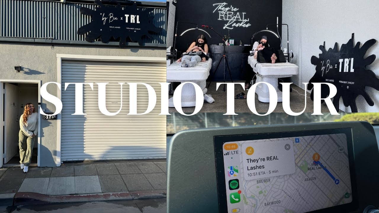 ✨ Lash & Nail Studio Tour | From Car Garage to Beauty Oasis! ✨