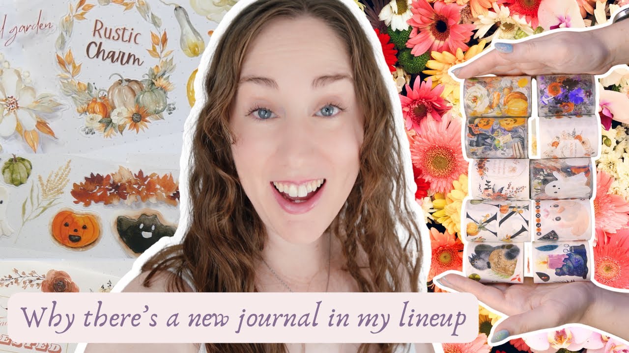 Halloween washi tapes haul and seasonal journaling projects ✨📖 Journal Vlog
