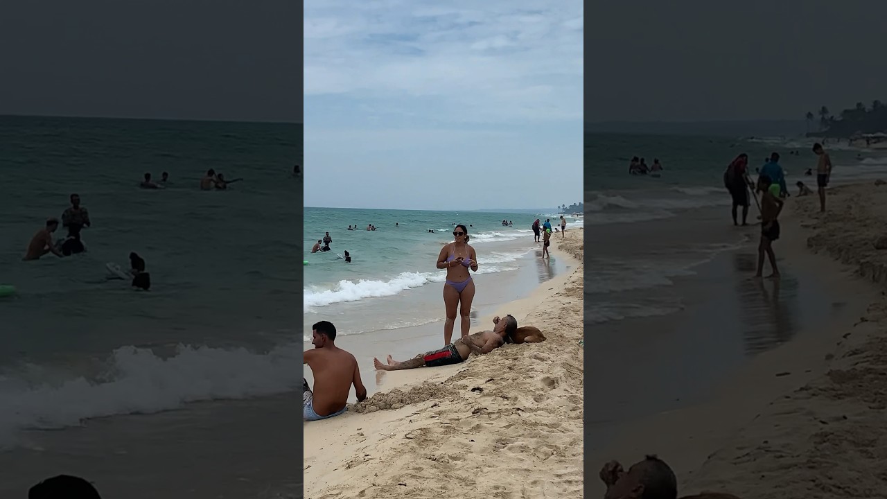 Beach in a Summer Day Havana Cuba