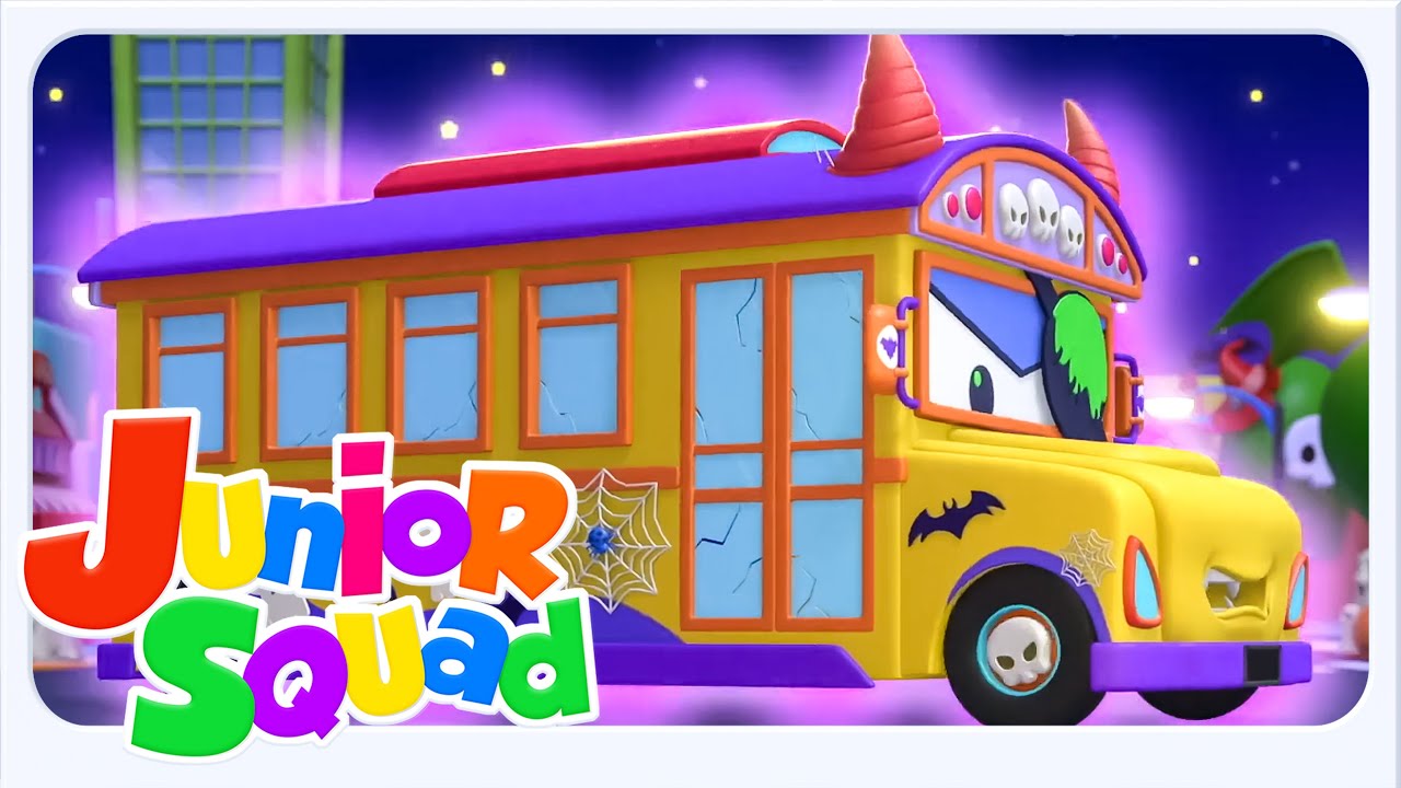Junior Squad  - ฮาโลวีน ล้อบนรถบัส | เพลงกล่อมเด็กและการ์ตูนแสนสนุกสำหรับเด็ก