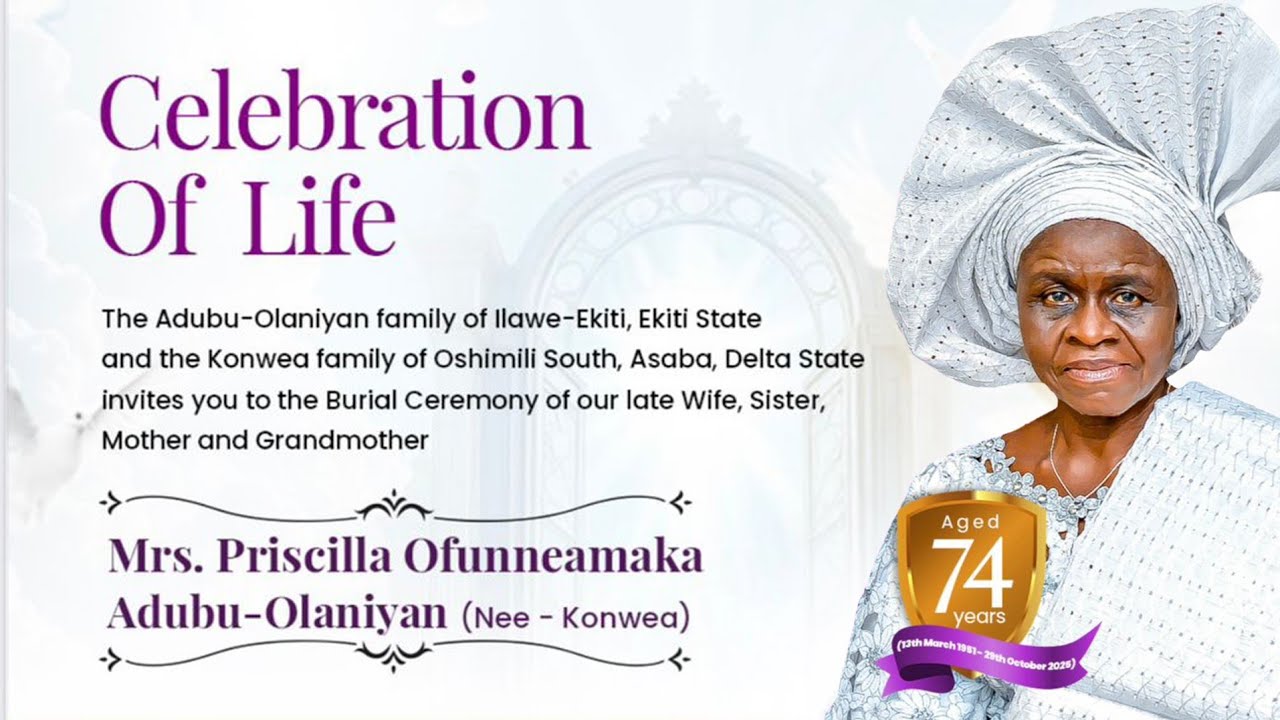 Lying-in-State  || Celebrating The Life Of Mama Priscilla O. Abudu-Olaniyan