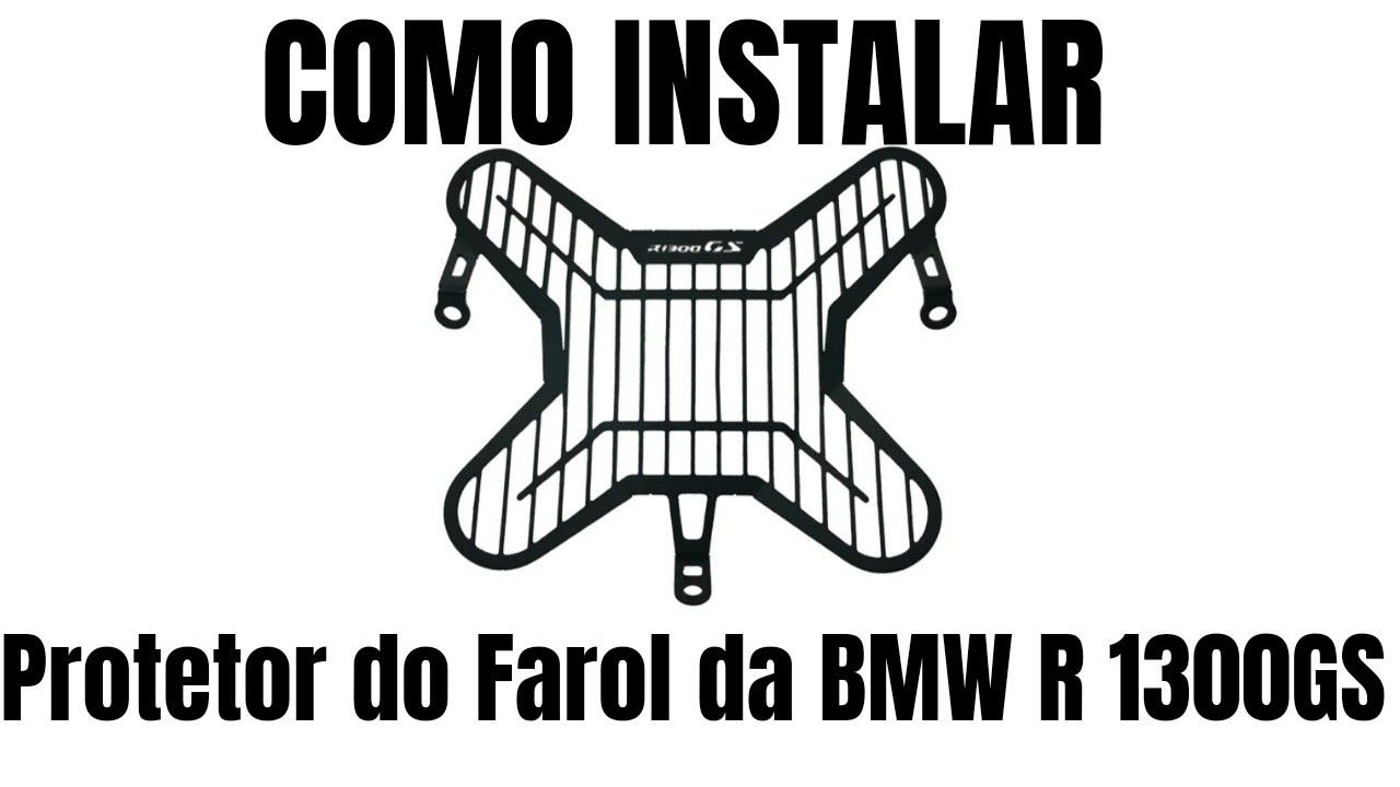 Como Instalar o Protetor do Farol da BMW R 1300GS