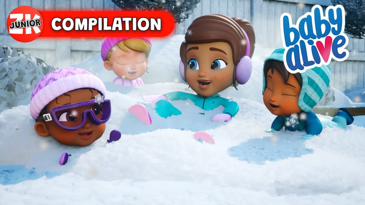 It's A SNOW DAY! ☃️ Baby Alive | Episode Compilation | ZeeKay Junior