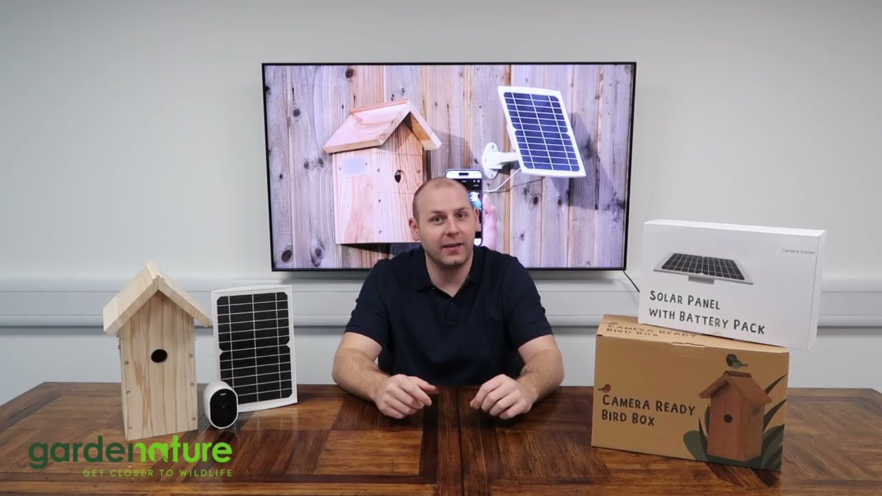 Gardenature Solar-Powered WiFi Bird Box Camera | What's in The Box?