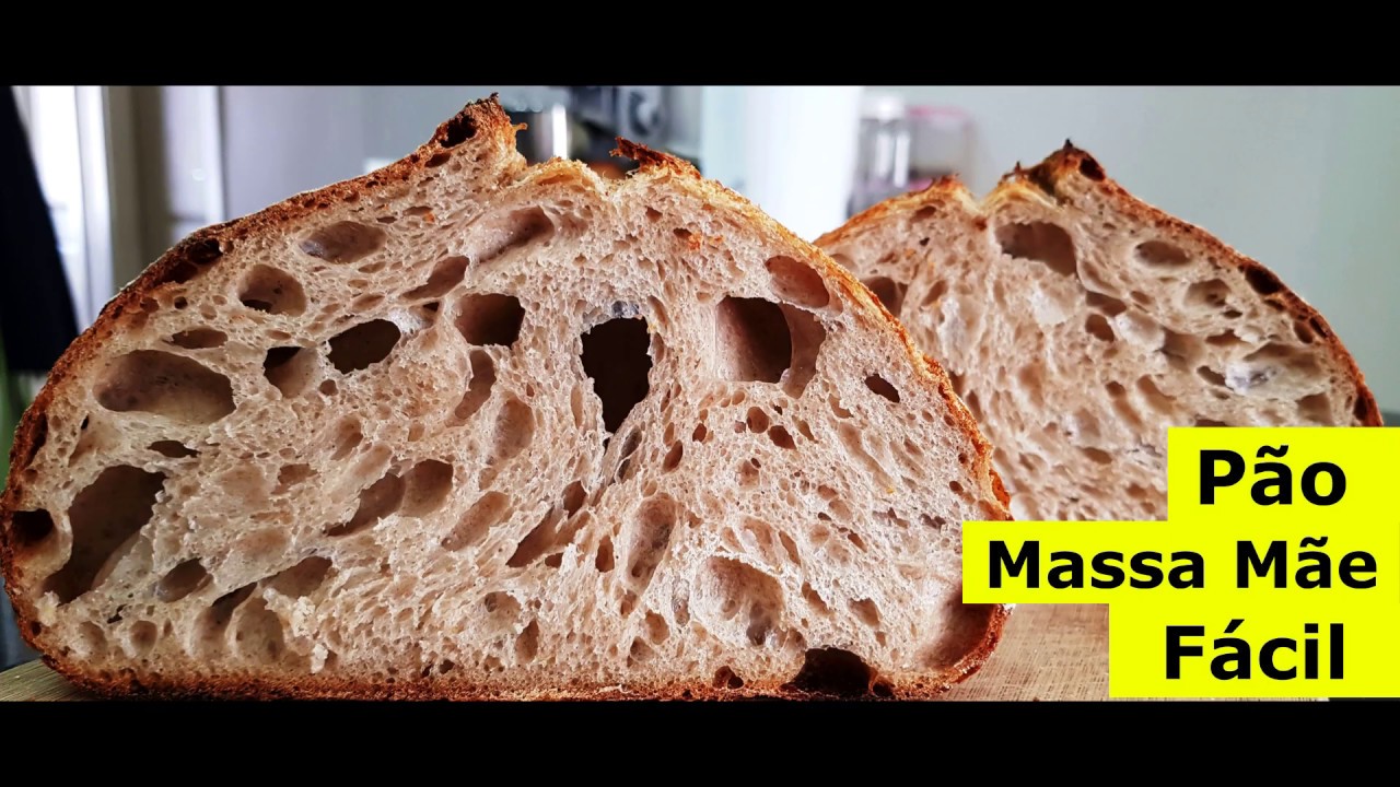 Pão de Massa Mãe feito em Casa!