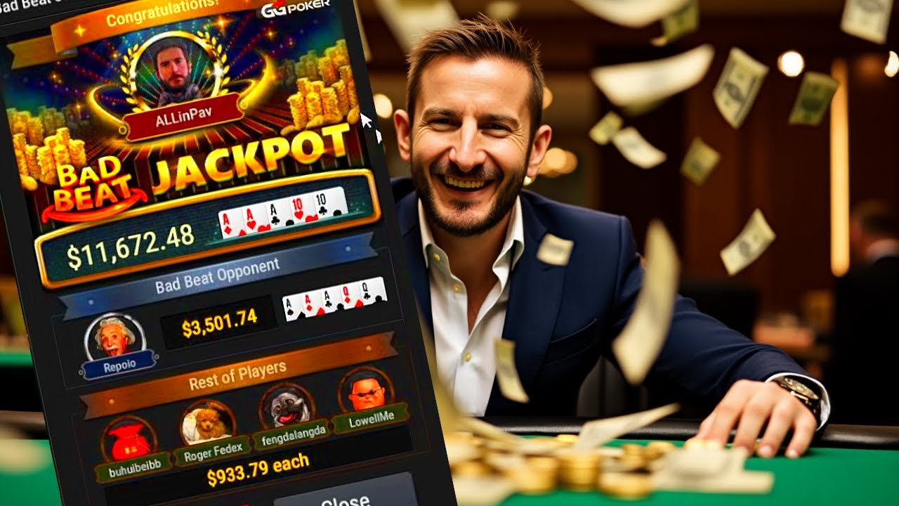 I WON THE BAD BEAT JACKPOT!!!