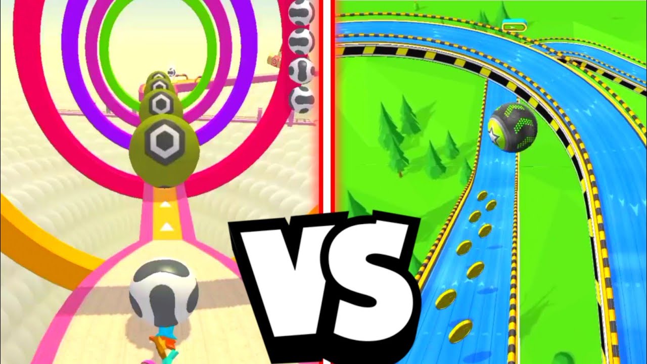 ⚾ Action Balls Vs Epic Race🏁