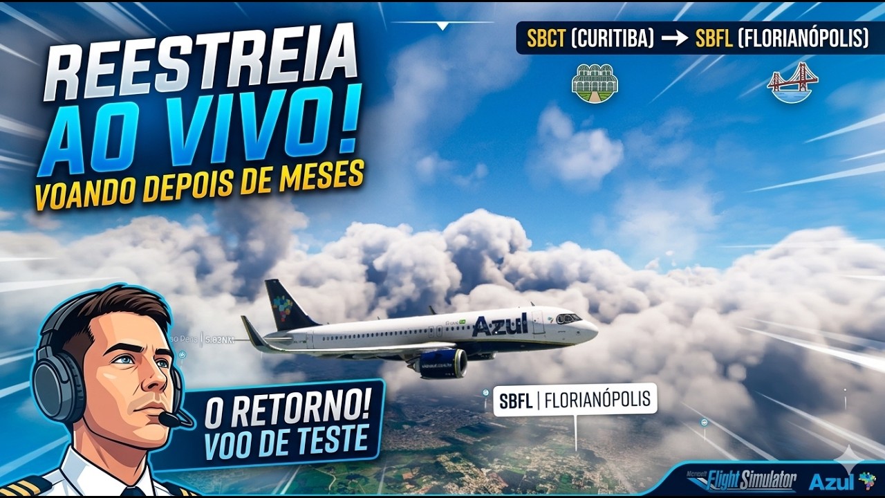De volta ao MFS2020 - Tentando chegar em Floripa inteiro!