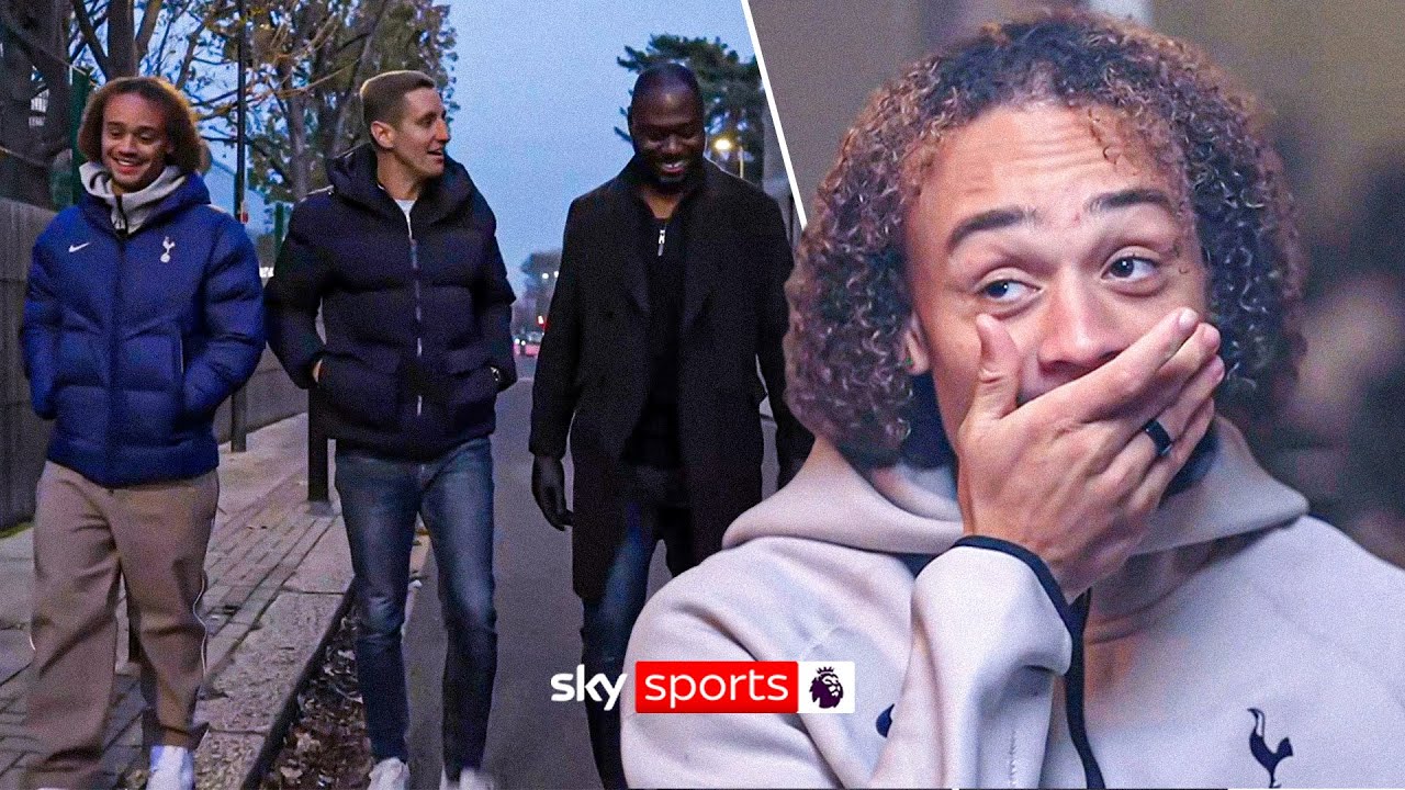 Xavi Simons explains why he chose Spurs to Ledley King & Michael Dawson 👀