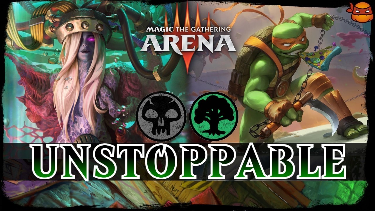 МУТАНТ ДЖЕНОВА РАЗНОСИТ ВСЕ | MTG Arena Golgari Stompy Counters Mutagen TMNT Standard Deck