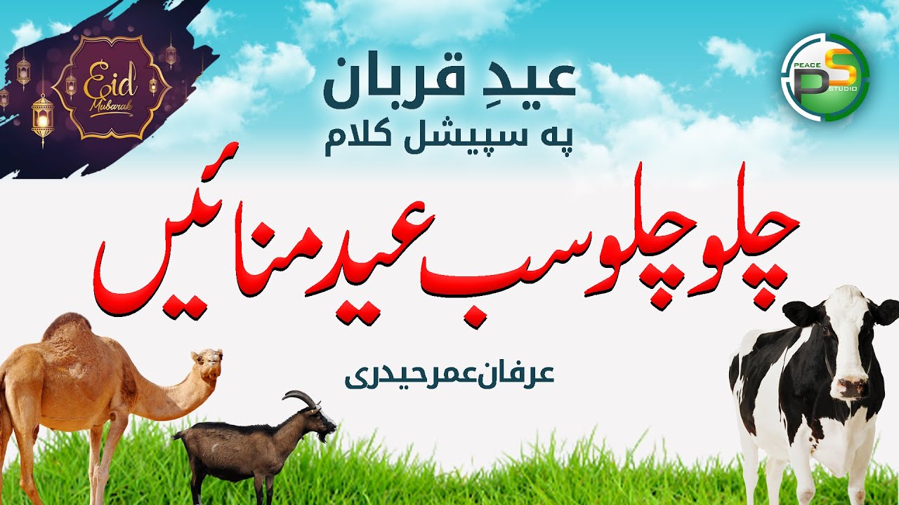 Eid E Qurban Duff Nasheed (No Music) | Chalo Chalo Sab Eid Manaen | Irfan Umar Haidri | Peace Studio