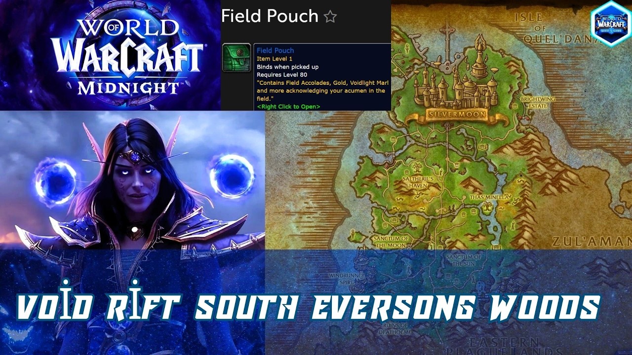 Void Rift South Eversong Woods | Field Pouch | Void Strike Eversong Woods