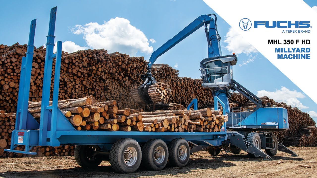 Terex Fuchs MHL350 F HD (Heavy Duty) - Sawmill / Millyard | Timber Material Handler / Log Loader