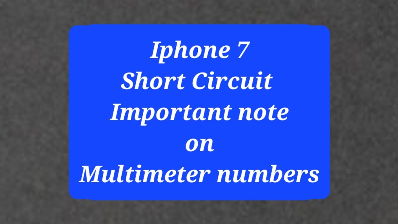 Iphone 7 short circuit  fixed, Skippy test, Voltage injection to Vdd Main