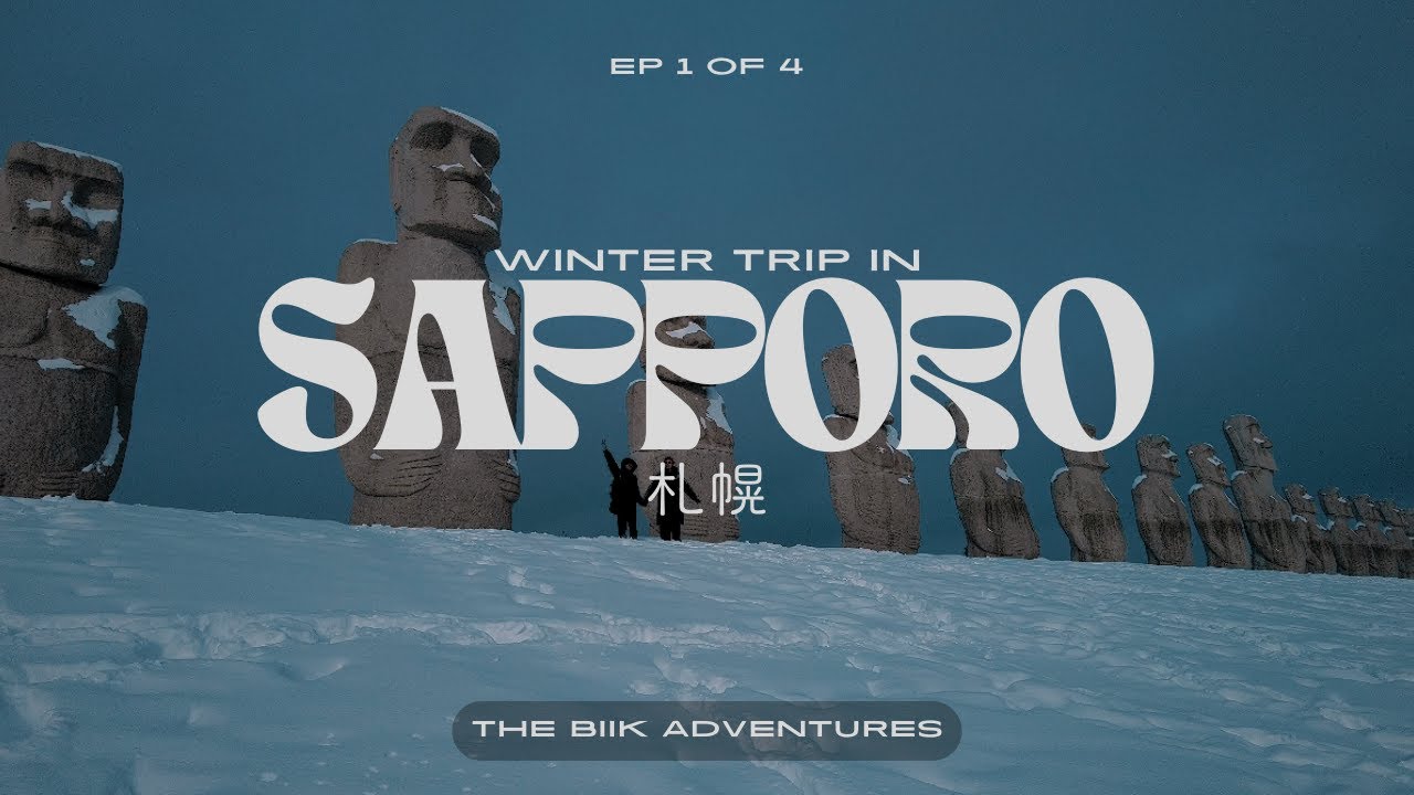SAPPORO JAPAN VLOG 2026 | Airport Arrival Guide, Makomanai, Sapporo TV Tower | The Biik Adventures