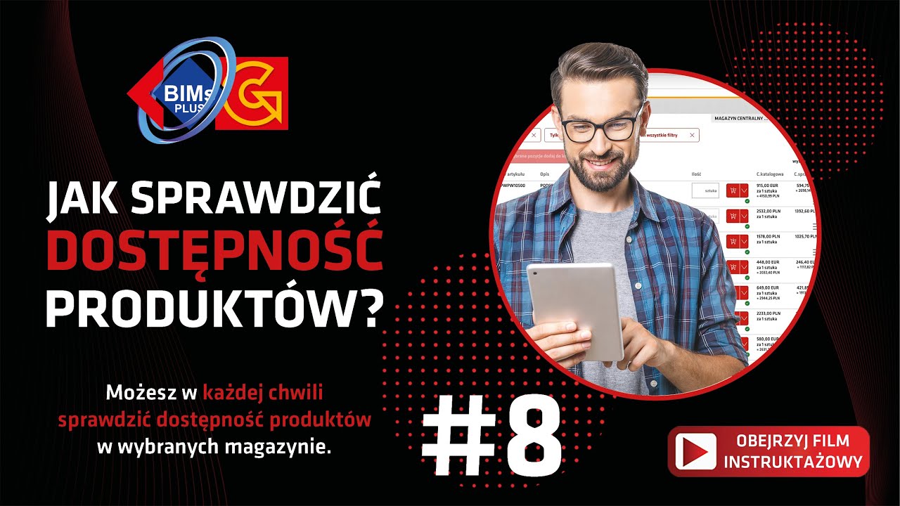 Poradnik BIMs PLUS 24 #08. Jak sprawdzić dostępność produktów