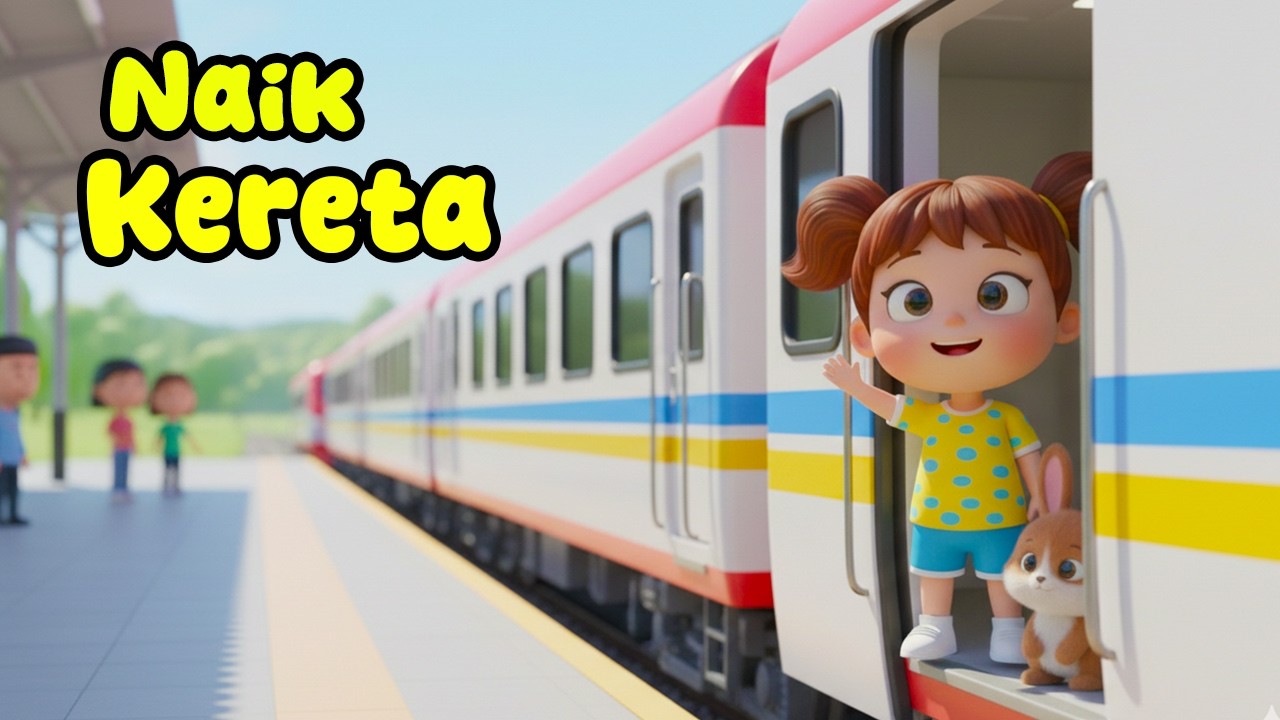 Naik Kereta Api Tut Tut Tut 🚆 Lagu Anak TK & PAUD | Belajar Sambil Bernyanyi