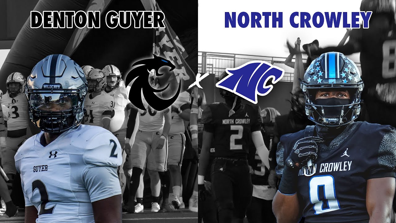 DOES NORTH CROWLEY RUN THE METROPLEX? Denton Guyer vs North Crowley 2024 Texas High School Football