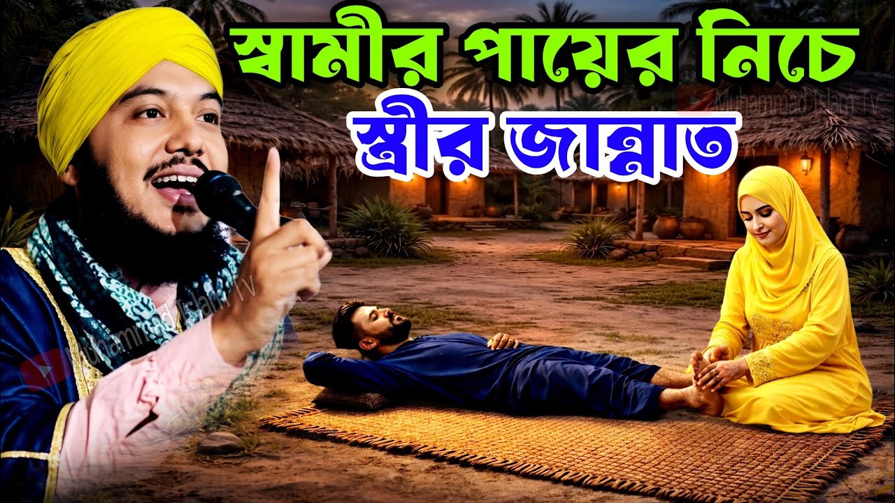 স্বামীর পায়ের নিচে স্ত্রীর জান্নাত┋piyarul islam jalsa┋piarul waz┋ পিয়ারুল ইসলাম ┋9064616981┋jalsa