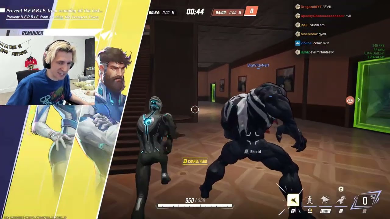 xQc is Cracked at Marvel Rivals