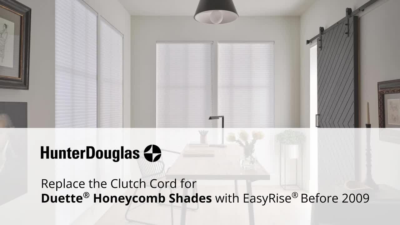 Replace the Clutch or Cord Loop for Duette HoneyComb Shades With EasyRise Before 2009