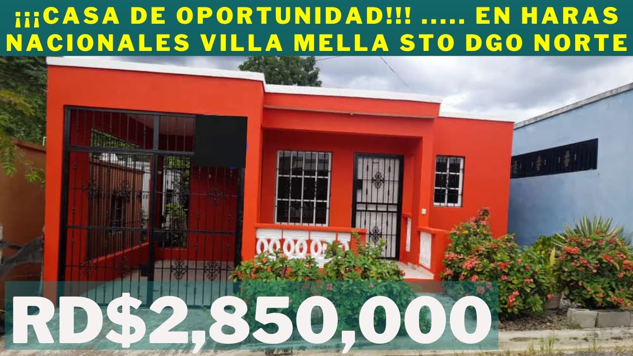 👉Casa de Oportunidad👈 en Haras Nacionales de Villa Mella Santo Domingo Norte