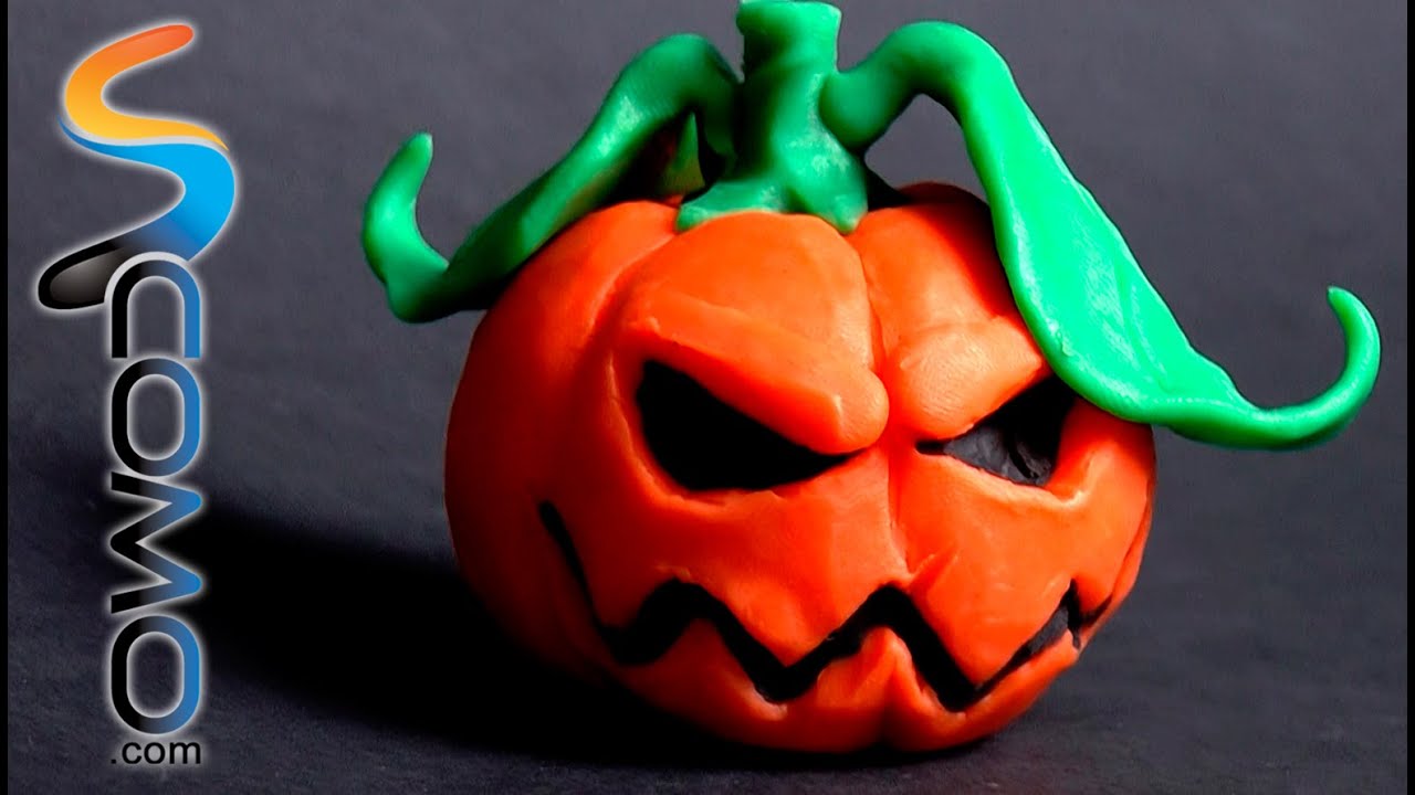 Calabaza de plastilina 🎃 para DECORAR TU HABITACIÓN