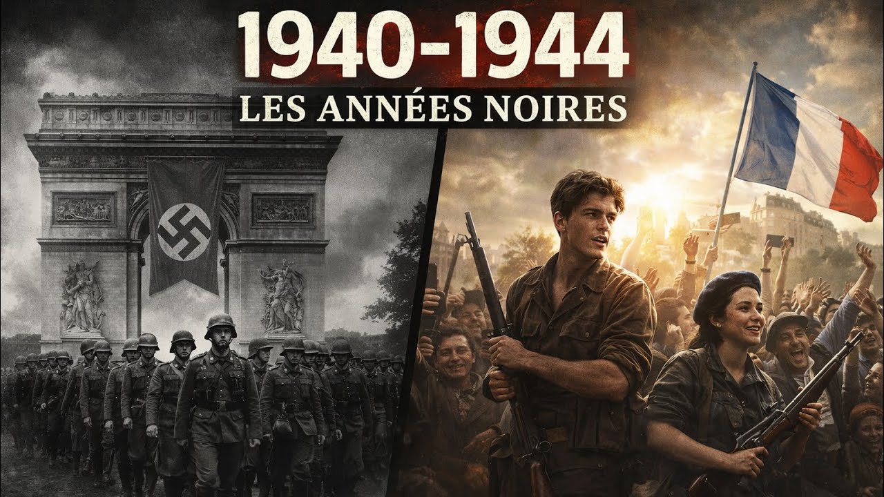 La France sous l'Occupation : 1940-1944 - L'histoire complète des années noires #history #subscribe 