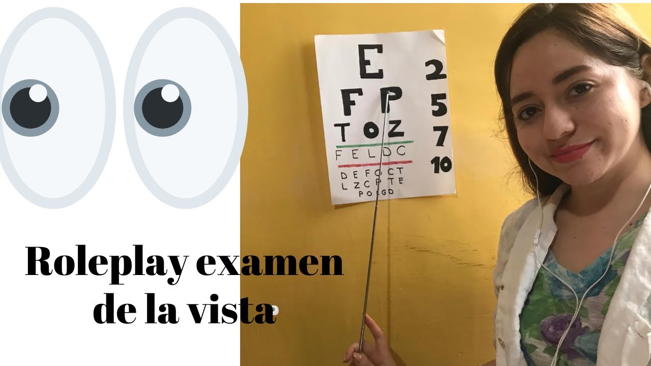 ASMR/ Roleplay examen de la vista