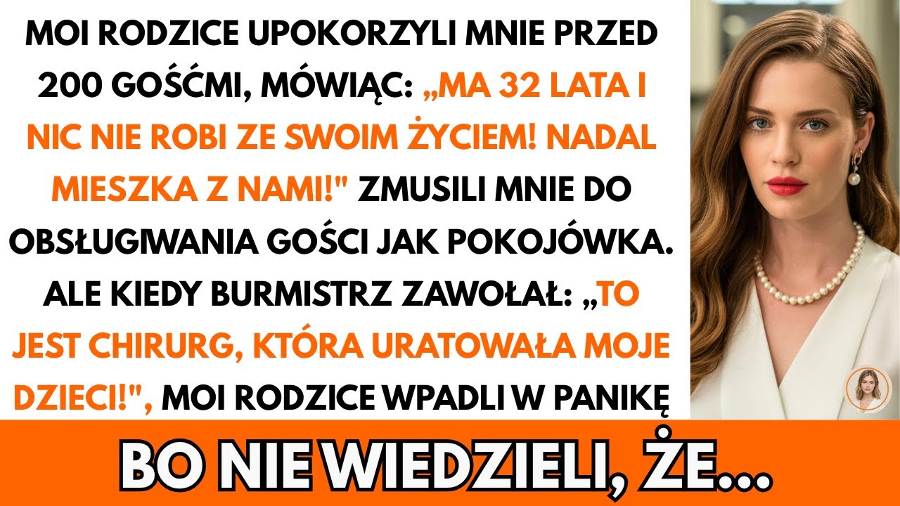 MOI RODZICE UPOKORZYLI MNIE PRZED 200 GOŚĆMI, MÓWIĄC: „MA 32 LATA I NIC NIE ROBI ZE SWOIM ŻYCIEM!