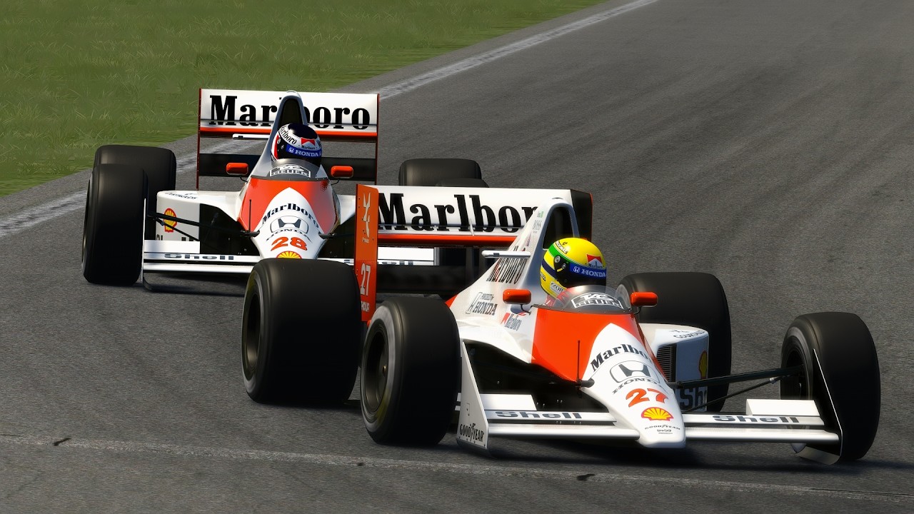 Senna VS Berger at Interlagos - McLaren MP4/5B - Assetto Corsa