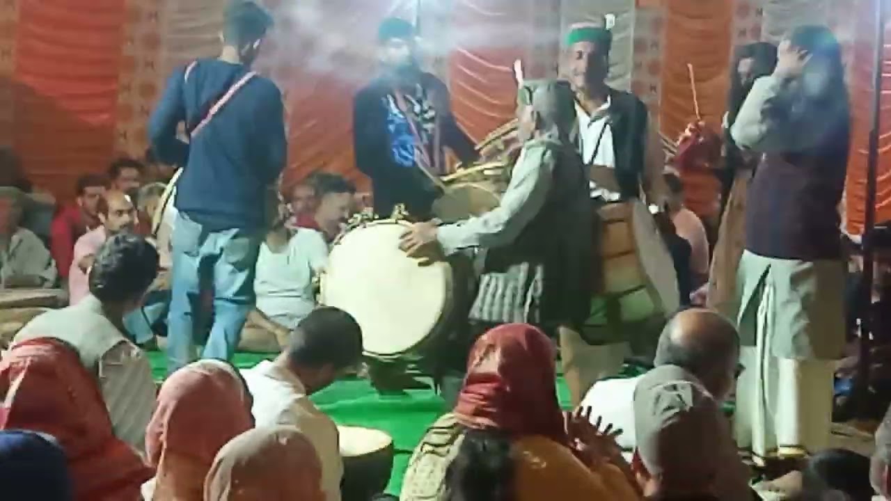 श्री मूल माहुनाग देव।।karsog।। की "बेड"(रात्रि आरती) at Sundernagar Mahunag fair Himachal 2022...