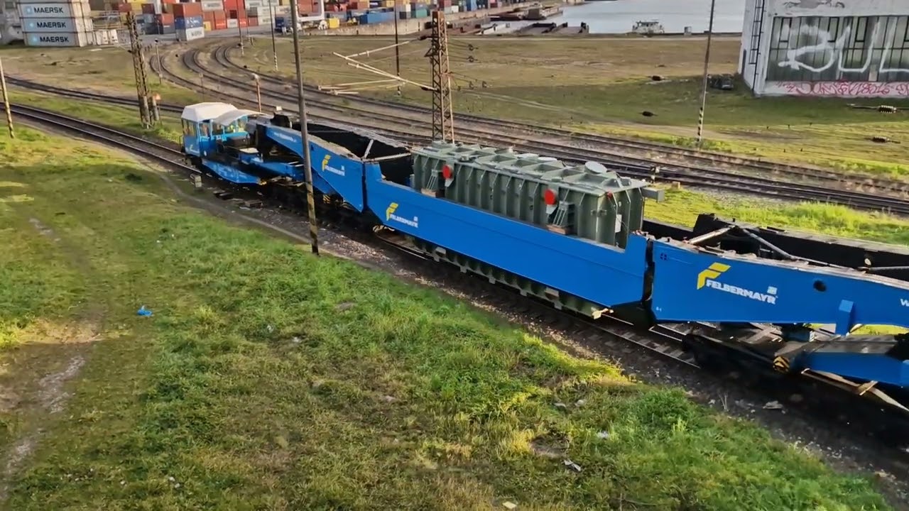 Preprava transformátoru do Bratislavského prístavu