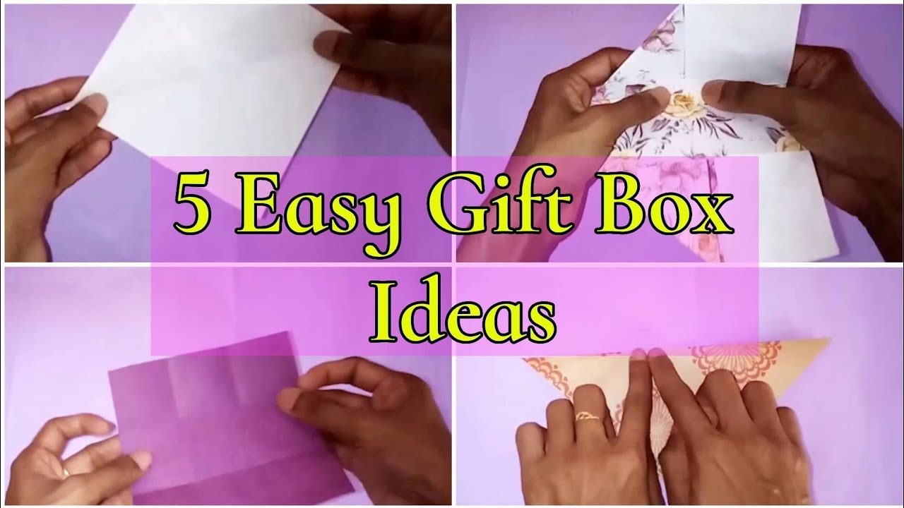 Gift box making ideas 🎁 easy make | amazing  paper craft gift box | creative ideas | Creativora Art