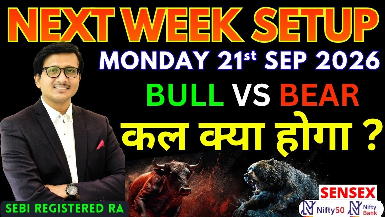 Nifty Prediction Sensex Analysis for Tomorrow MONDAY 21 SEP 2026 | Nifty 50 Bank Nifty Tomorrow