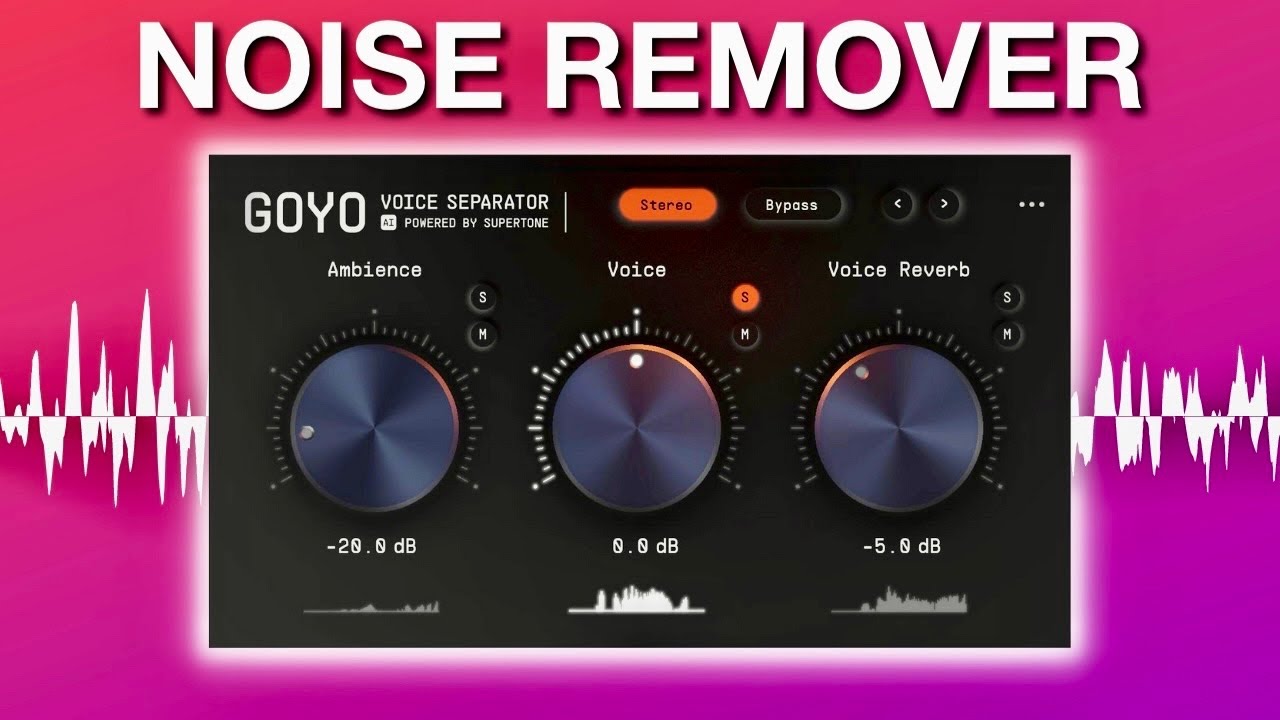 Best Noise Reduction Plugin? GOYO Voice Separator!