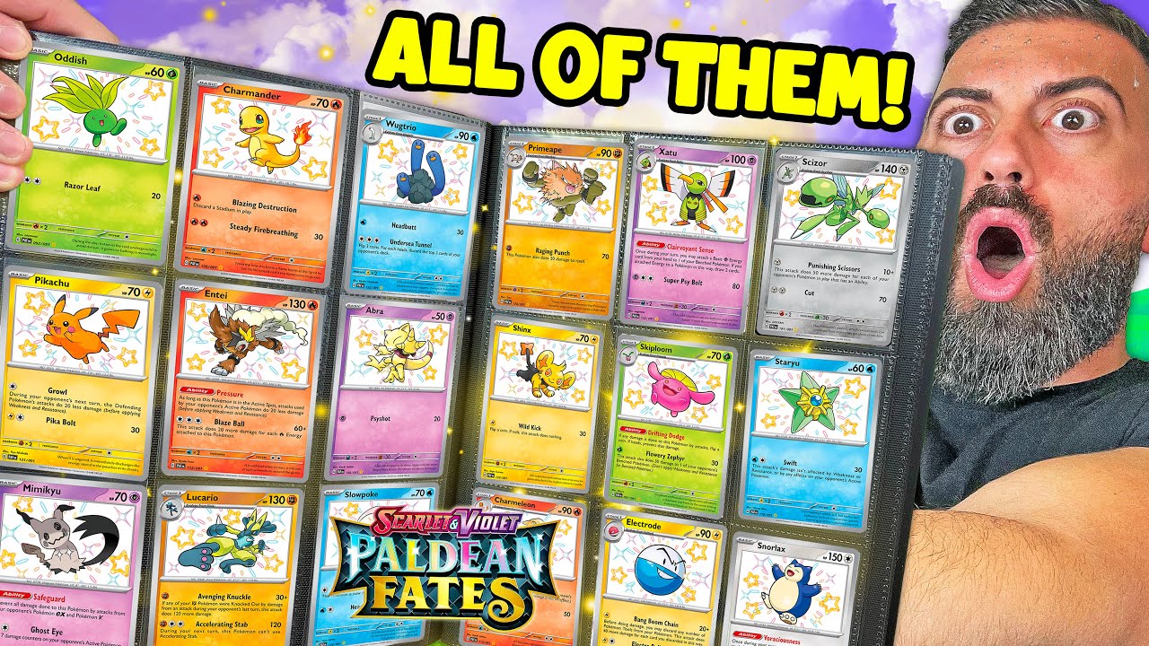 Can I Pull EVERY Shiny Pokemon From Paldean Fates!?