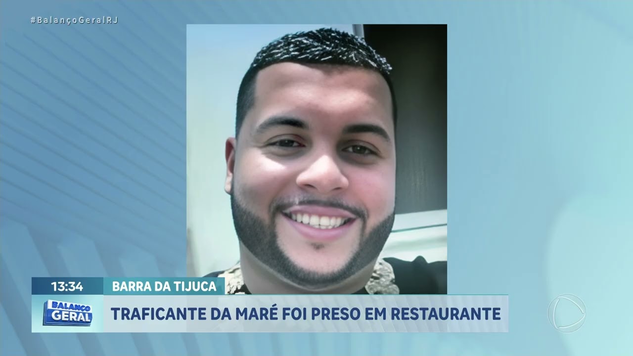 Tr4f1c4nte da Maré foi pr3s0 em restaurante na Barra da Tijuca