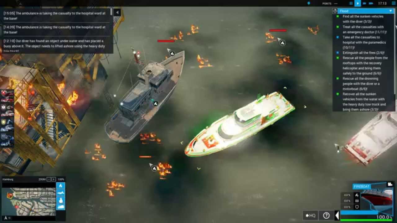Emergency 5 - Flood in Hamburg - Walkthrough #5 HD