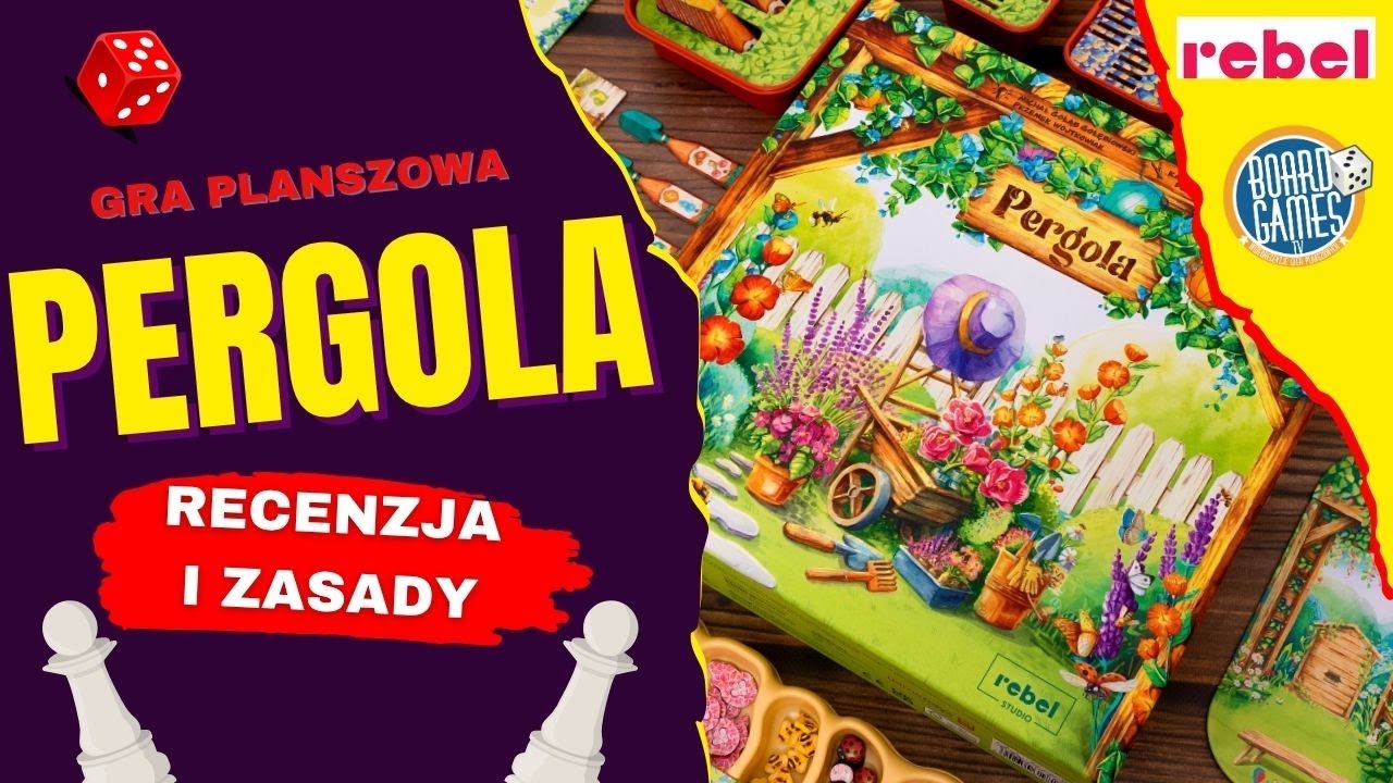 PERGOLA - Gra planszowa | Recenzja i zasady gry | Rebel