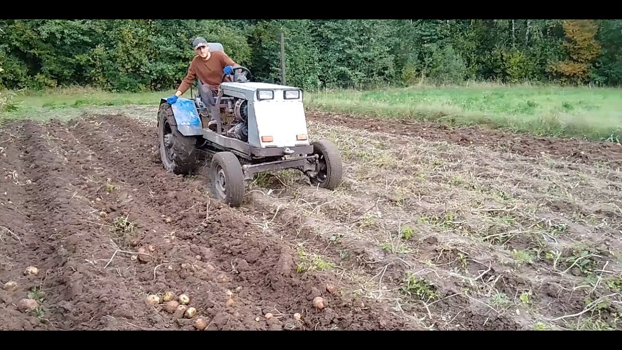 Випробування, саморобної картоплі копалки!