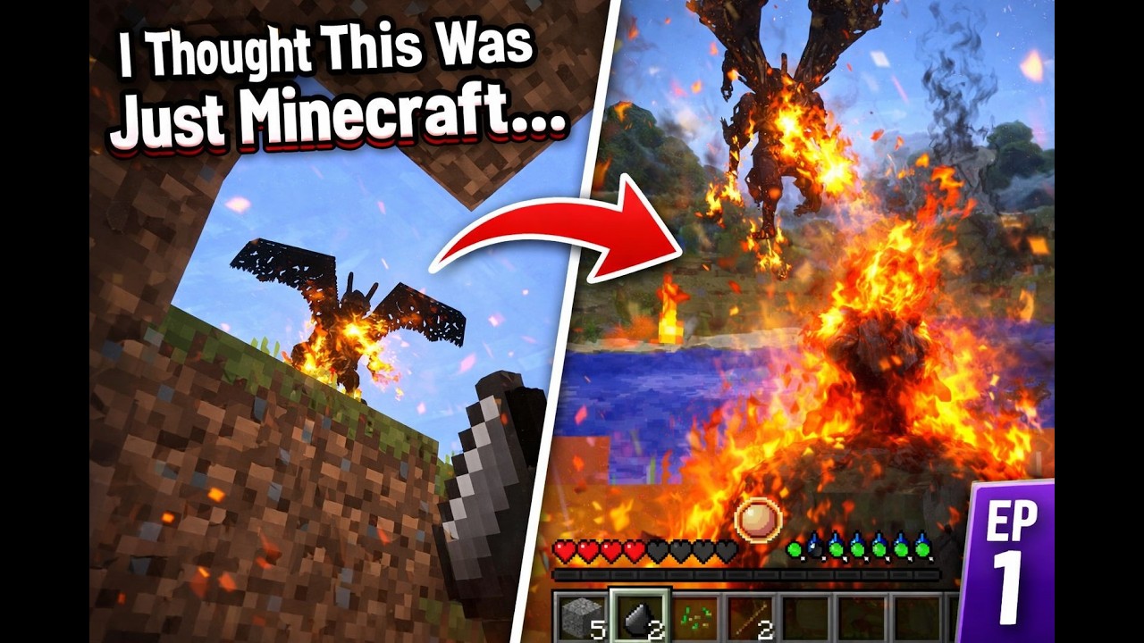 RLCraft Ep. 1: Hardest Minecraft Mod Ever