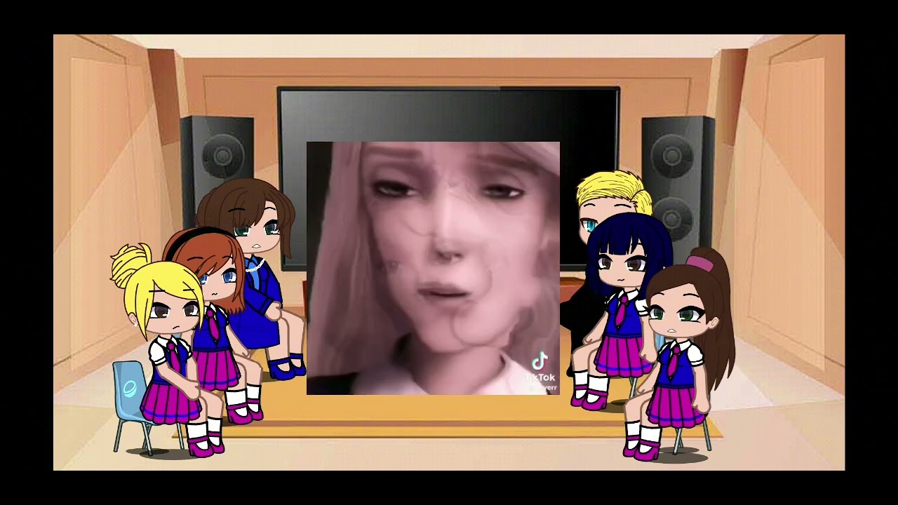 ♡Gacha nox♡ Barbie and princess charm school react to future💗