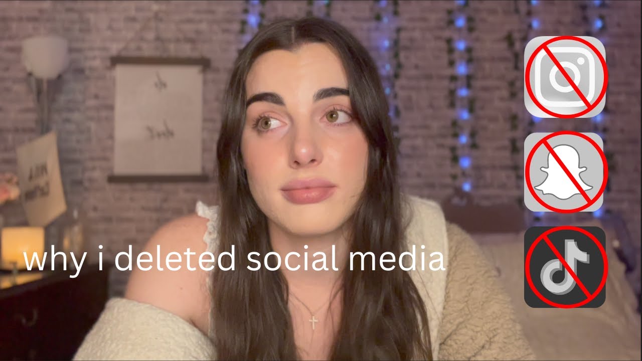 why i deleted social media.