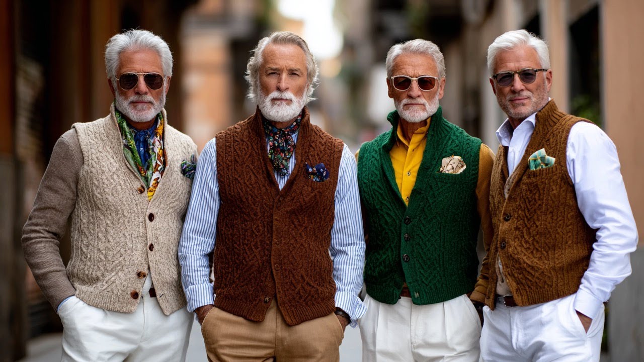 Elegant Knitted Vest Outfits 2025&ndash;2026 | Classic FW Style Inspiration Designed for Men 50+