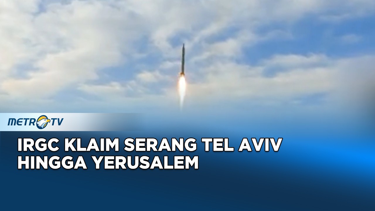 Iran Luncurkan Gelombang Serangan Rudal ke Target AS dan Israel