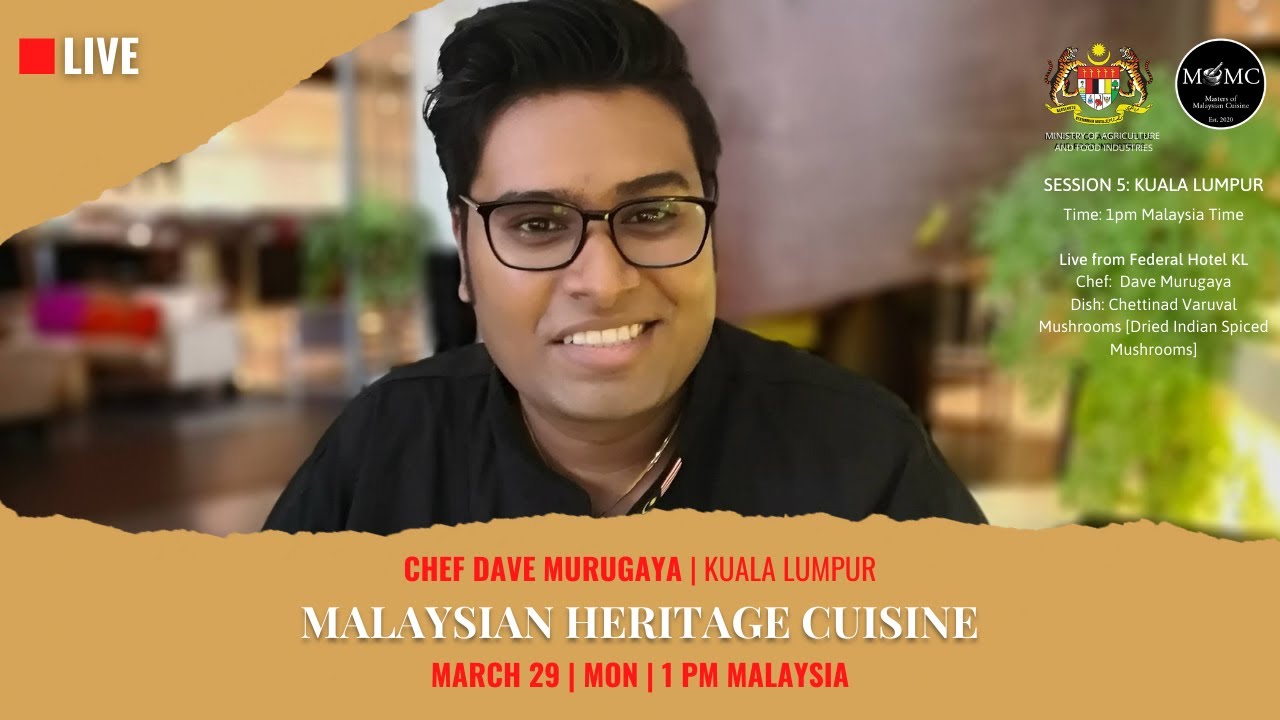 Chettinad Varuval Mushrooms w/Vegan Chef Dave [Malaysian Heritage Cuisine 5]