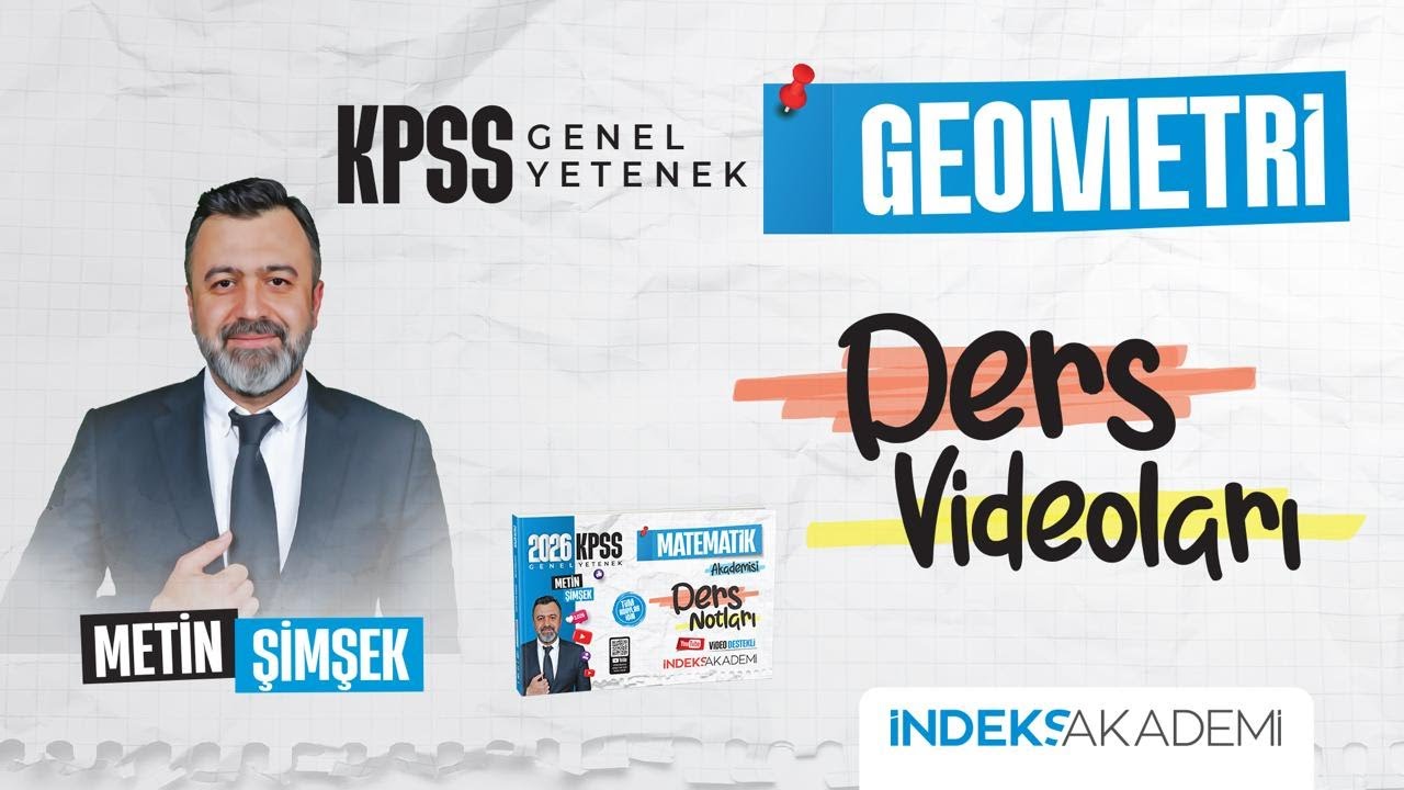 23 - KPSS - Geometri - Analitik Geometri - II - Metin ŞİMŞEK