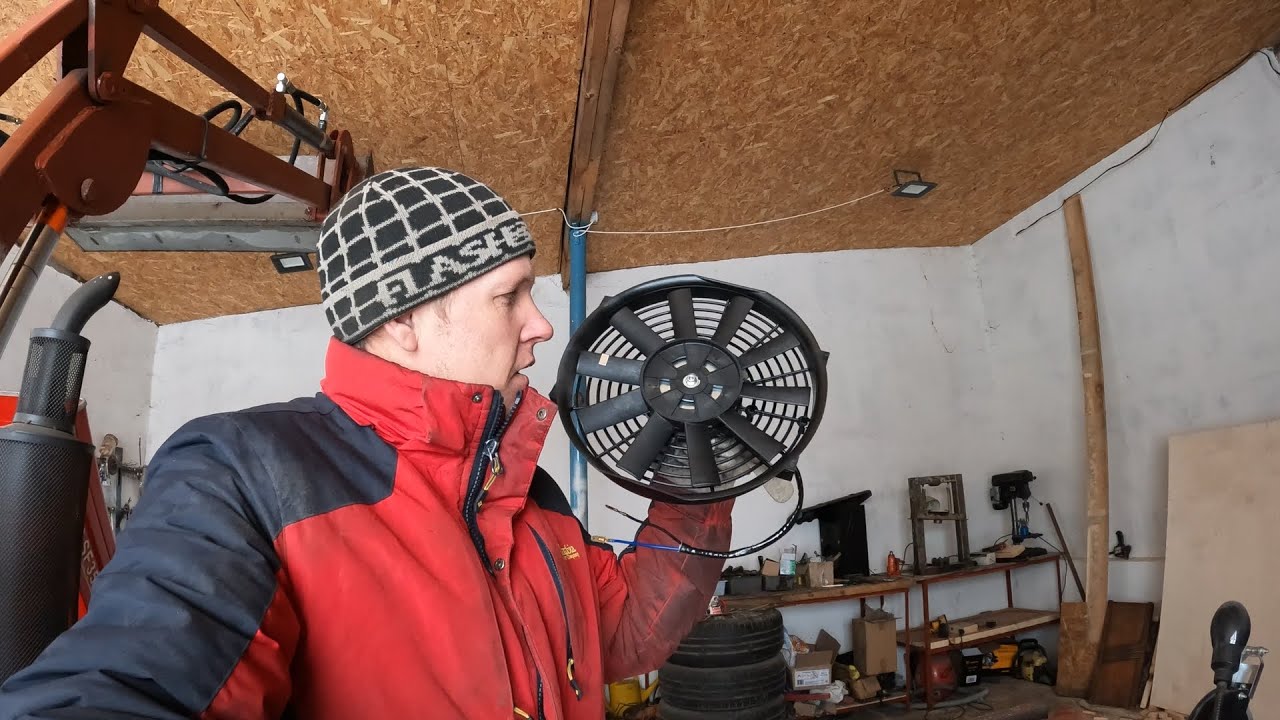 Делаю охлаждение. На Шифенг перенёс радиатор, установил вентилятор.