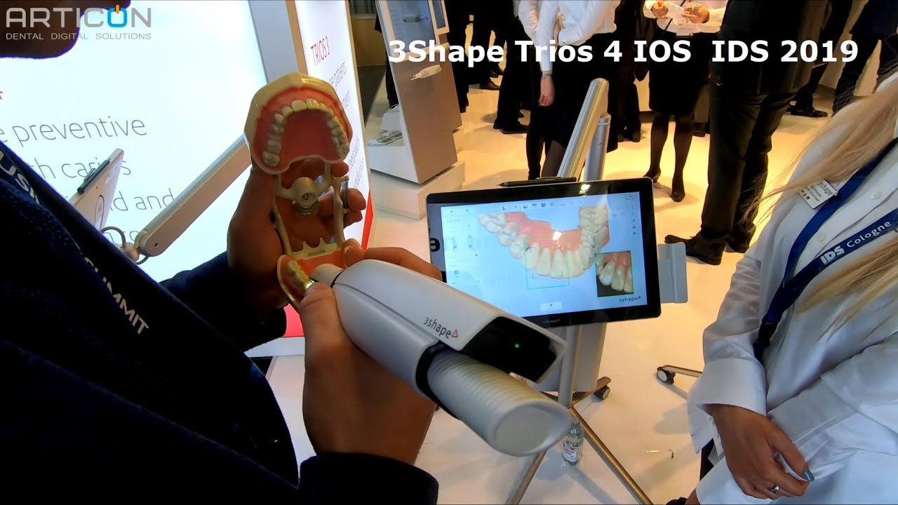 IDS 2019 - Стенд 3Shape: новый Trios 4 интраоральный сканнер